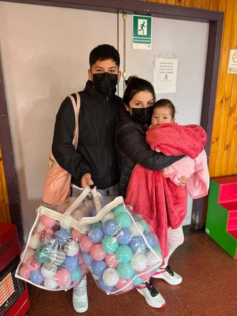 Donación de pelotas